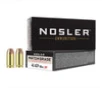 Nosler 51271 Assured Stopping Power Jacketed Hollow Point 185 Grain  45 ACP Auto 980 fps
