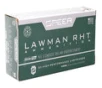 Speer 53395 Lawman Training RHT SinterFire Frangible 155 Grain  45 ACP Auto 1130 fps