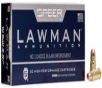 Speer 54232 Lawman Training Clean-Fire Total Metal Jacket Flat Nose 125 Grain  357 Sig 1350 fps