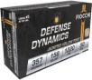 Fiocchi 357B Defense Dynamics 357 Mag 158 gr Jacketed Hollow Point  JHP 