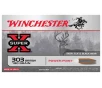 Winchester Super-X Rifle Ammo 303 British 180 gr  Power-Point 20 rd  2460 FPS