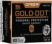 Speer Gold Dot Short Barrel Handgun Ammo 357 Mag  135 gr  HP 20 rd 