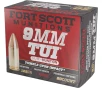 Fort Scott Munitions 9MM125SCVSS Tumble Upon Impact  TUI  Solid Copper Spun 125 Grain 9mm Luger Parabellum 950 fps