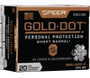 Speer Gold Dot Personal Protection Pistol Ammo 9mm  P 124 gr  HP Short Barrel 20 rd  1150 FPS