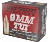 Fort Scott Munitions 9MM115SCV Tumble Upon Impact  TUI  Solid Copper Spun 115 Grain 9mm Luger Parabellum 1140 fps