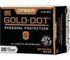 Speer 23913GD Gold Dot Personal Protection Hollow Point 100 Grain  327 Federal Mag 1500 fps