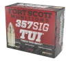 Fort Scott Munitions 357SIG095SCV Tumble Upon Impact  TUI  Solid Copper Spun 95 Grain  357 Sig 1614 fps