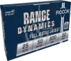 Fiocchi 25AP Range Dynamics Full Metal Jacket 50 Grain  25 ACP 800 fps