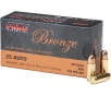 PMC 25A Bronze Full Metal Jacket 50 Grain  25 ACP 750 fps