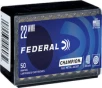 Federal Champion Rimfire Ammo 22 Mag  40 gr  FMJ 50 rd 