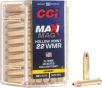 CCI Varmint Maxi-Mag Rimfire Ammo 22 Mag 40 gr  Jacketed Hollow Point 50 rd 