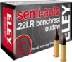 Eley 2320 Semi-auto benchrest outlaw Round Nose 42 Grain  22 Long Rifle 1085 FPS 