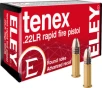 Eley 130 Tenex Rapid Fire Pistol Round Nose 40 Grain  22 Long Rifle 1085 FPS 