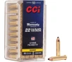 CCI Varmint Rimfire Ammo 22 Mag 30 gr  V-Max Polymer Tip 50 rd  2200 FPS