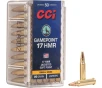 CCI GamePoint Rimfire Ammo 17 HMR 20 gr  Jacketed Hollow Point 50 rd  2375 FPS