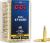 CCI 55 Hunting Gamepoint HMR FMJ Full Metal Jacket 20 Grain  17 HMR 2375 fps