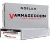 Nosler Varmageddon Rifle Ammunition 17 Rem  20 gr  VG FBT 20 rd 