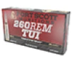 Fort Scott Munitions 260123SCV2 Tumble Upon Impact  TUI  Solid Copper Spun 123 Grain  260 Remington 2782 fps