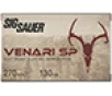 Sig Sauer V270SP13020 Venari Soft Point 130 Grain  270 Winchester 3140 fps