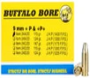 Buffalo Bore Ammunition 24A20 Personal Defense Strictly Business 9mm Luger  P  115 gr Jacketed Hollow Point  JHP  20 Per Box  12 Cs