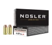 Nosler 51271 Assured Stopping Power Jacketed Hollow Point 185 Grain  45 ACP Auto 980 fps