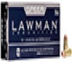 Speer 54232 Lawman Training Clean-Fire Total Metal Jacket Flat Nose 125 Grain  357 Sig 1350 fps