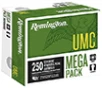 Remington Ammunition L9MM3A UMC 9mm Luger 115 gr Full Metal Jacket  FMJ  Mega Pack 1145 FPS
