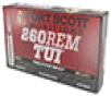 Fort Scott Munitions 260123SCV2 Tumble Upon Impact  TUI  Solid Copper Spun 123 Grain  260 Remington 2782 fps