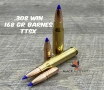 Black Butterfly Ammunition Premium   308 7 62x51mm  168 gr   5 Rounds  Barnes TTSX  SAMPLE PACK