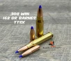 Black Butterfly Ammunition Premium   308 7 62x51mm  168 gr   20 Rounds  Barnes TTSX
