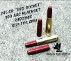 Black Butterfly Ammunition Target   300 AAC Blackout  245 gr  100 Rounds  Hi-Tek  RED ROCKET   1 8 Twist or Faster