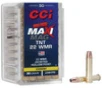 CCI Maxi-Mag TNT  22 WMR 30gr JHP Ammunition 50-Rounds