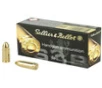 S B 9mm 115gr FMJ Ammunition 50-Rounds