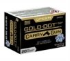 Gold Dot Carry Gun 45 Auto  p Ammo - 45 Auto  p 200gr Jacketed Hollow Point 20 Box