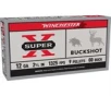 Winchester Ammo 12ga 2 75in Sx-Buck  00  9plt Bufferd  - Super-X 12 Gauge 2-3 4     9 Pellets  00 Buckshot 5 Box