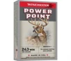 Super-X Ammo 243 Winchester 100gr Power-Point - 243 Winchester 100gr Power-Point 20 Box