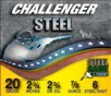 Steel Game   Target 20 Gauge Shotgun Ammo - 20 Gauge 2-3 4     7 8oz  6 Steel Shot 250 Case