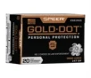 Gold Dot Personal Protection 9mm Luger Ammo - 9mm Luger 147gr Gold Dot Hollow Point 20 Box