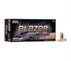 Blazer Brass 9mm Luger Handgun Ammo - Blazer 9mm Luger 124gr Full Metal Jacket 50 Box