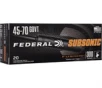 Subsonic 45-70 Government Fusion Soft Point Rifle Ammo - Subsonic 45-70 Gov 300gr Fusion Sp 1000 Fps 20 Box