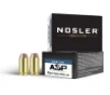 Nosler Match Grade 10mm Ammo 180gr Jacketed Hollow Point 20 Round Box