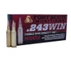 Fort Scott Munitions TUI Solid Copper 243 Winchester Ammo 80 gr 20 Round Box