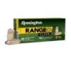 Remington Ammunition Range 9mm 115 gr Flat Nose Enclosed Base  FNEB  50 Bx  10 Cs