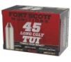 Fort Scott Munitions 45LC 225gr SCV Tumble Upon Impact  TUI  45 Long Colt 225 gr Solid Copper Spun 20 Per Box  25 Case