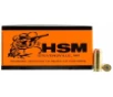 HSM 10mm 200 gr Full Metal Jacket 20 Per Box  20 Case