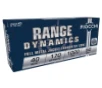 Fiocchi Pistol Shooting Dynamics Full Metal Jacket 40 S W Ammo 170 gr Truncated Cone 50 Round Box