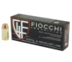 Fiocchi Shooting Dynamics Full Metal Jacket 40 S W Ammo 180gr Flat Nose 50rd box