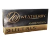 Weatherby Select Plus Scirocco Ballistic Tip 6 5-300 Weatherby Ammo 130 gr 20 Round Box