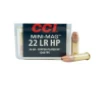 CCI Mini Mag  22LR 36gr Copper Plated Hollow Point 100ct