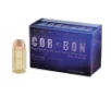 Cor-Bon Self Defense Jacketed Hollow Point 9mm P Ammo 90 gr 20 Round Box